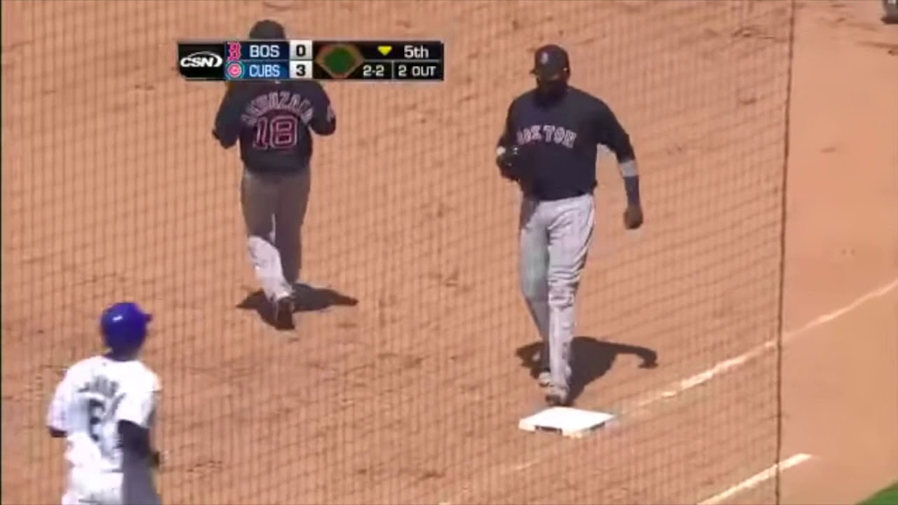 David Ortiz first base defense
