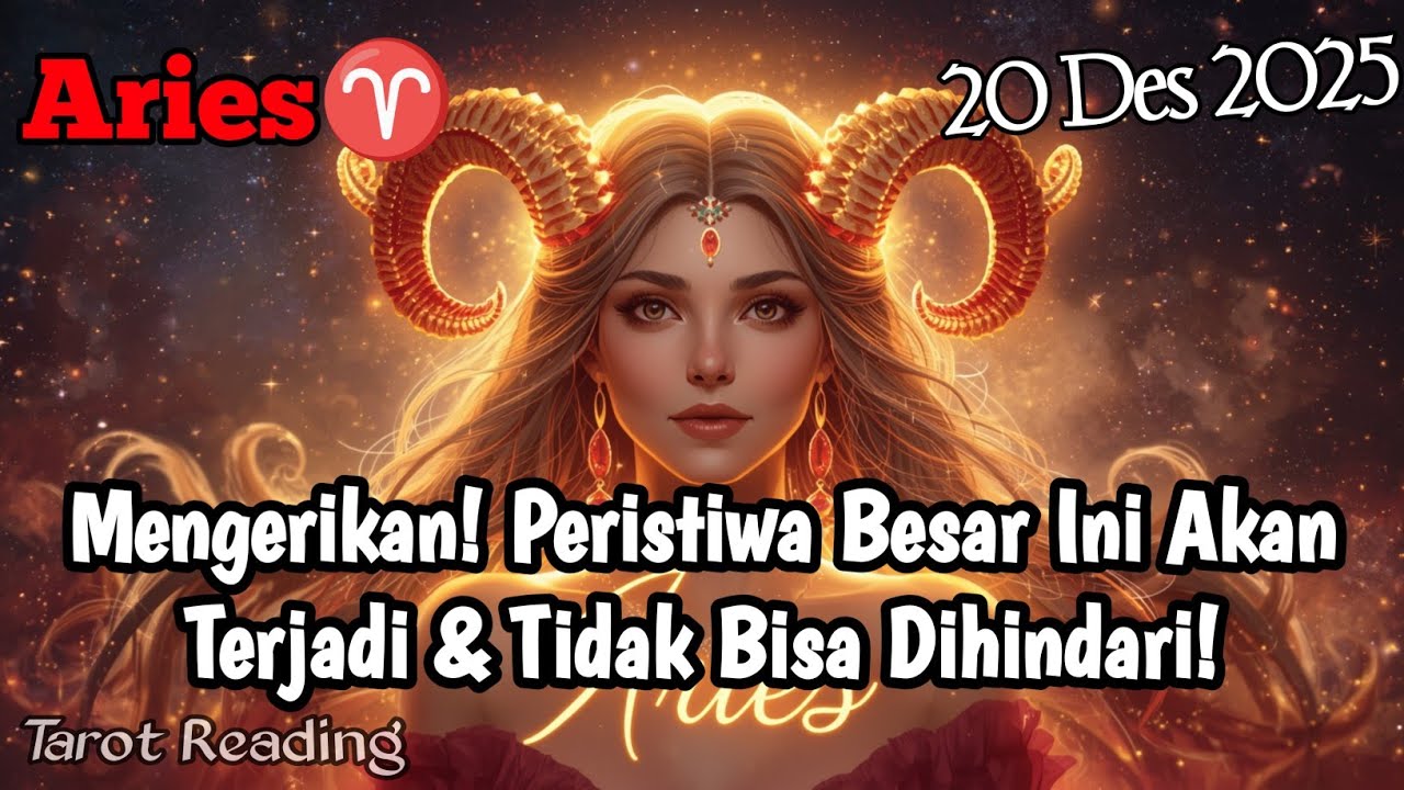 Aries♈ Mengerikan! Peristiwa Besar Akan Terjadi & Tidak Bisa Dihindari Hari Ini - Mata Zodiak