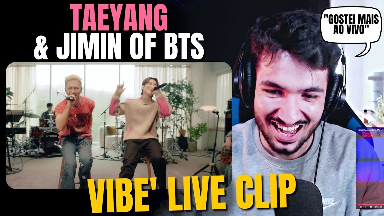 TAEYANG & JIMIN - VIBE' AO VIVO! ANÁLISE POR PROF DE CANTO