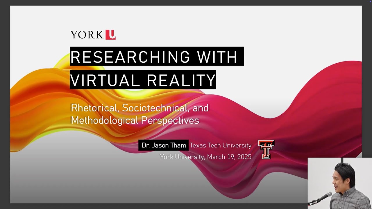 Researching with Virtual Reality: A Talk with Dr Jason Tham