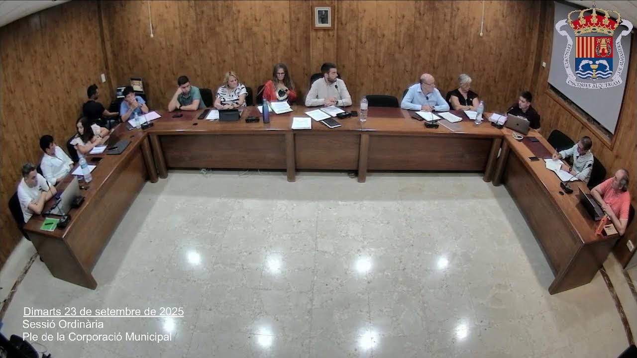 Ple Ordinari 23 de setembre de 2025 | Pleno Ordinario 23 de septiembre de 2025