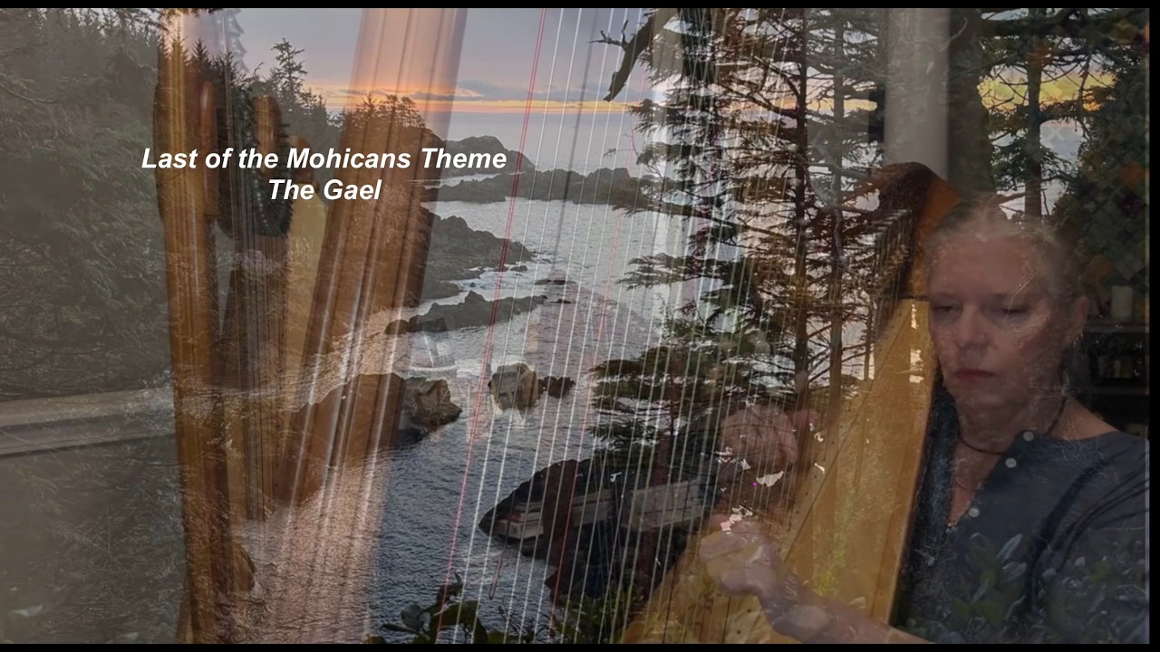 Last of the Mohicans Theme - The Gael, Harp Cover