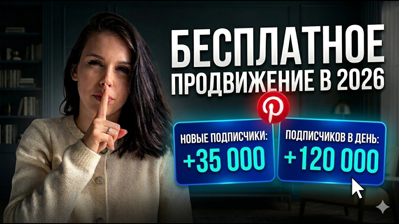 БЕСПЛАТНОЕ продвижение на Pinterest 2026 | Как зарабатывать на Pinterest