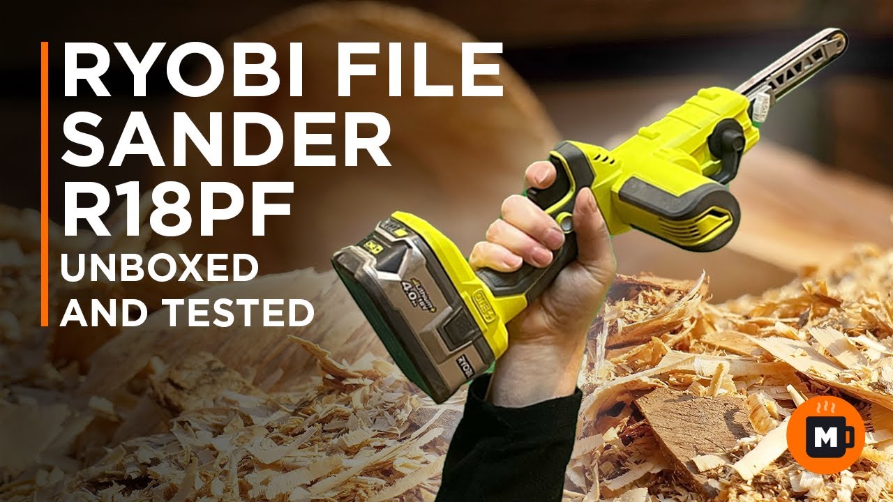 Ryobi file sander unboxed and tested R18PF