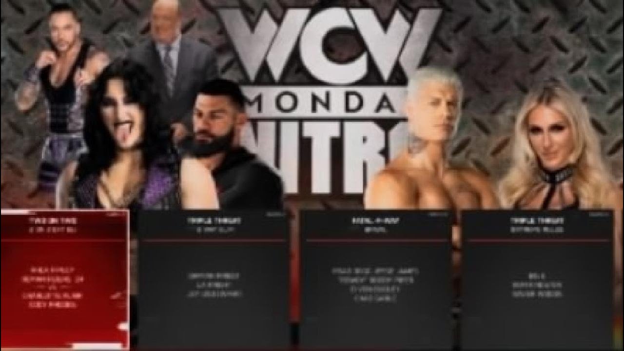 Rhea Ripley And Roman Reigns VS Charlotte Flair And Cody Rhodes WWE 2K25 Tag Team Match 