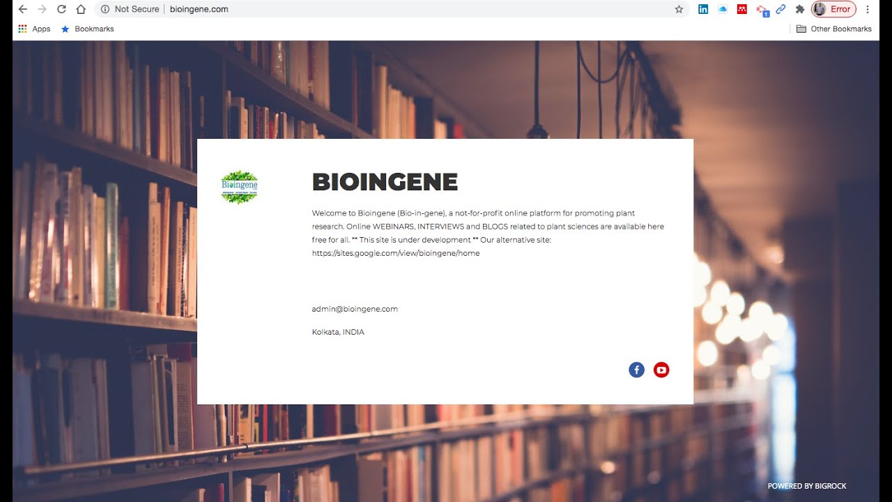 Bioingene.com Webinar Registration Process