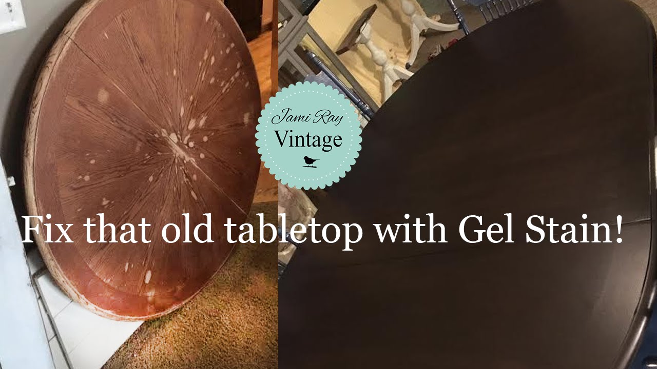 DIY General Finishes Gel Stain Table