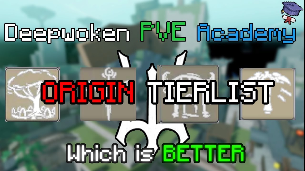 UPDATED Origin Tierlist | Deepwoken