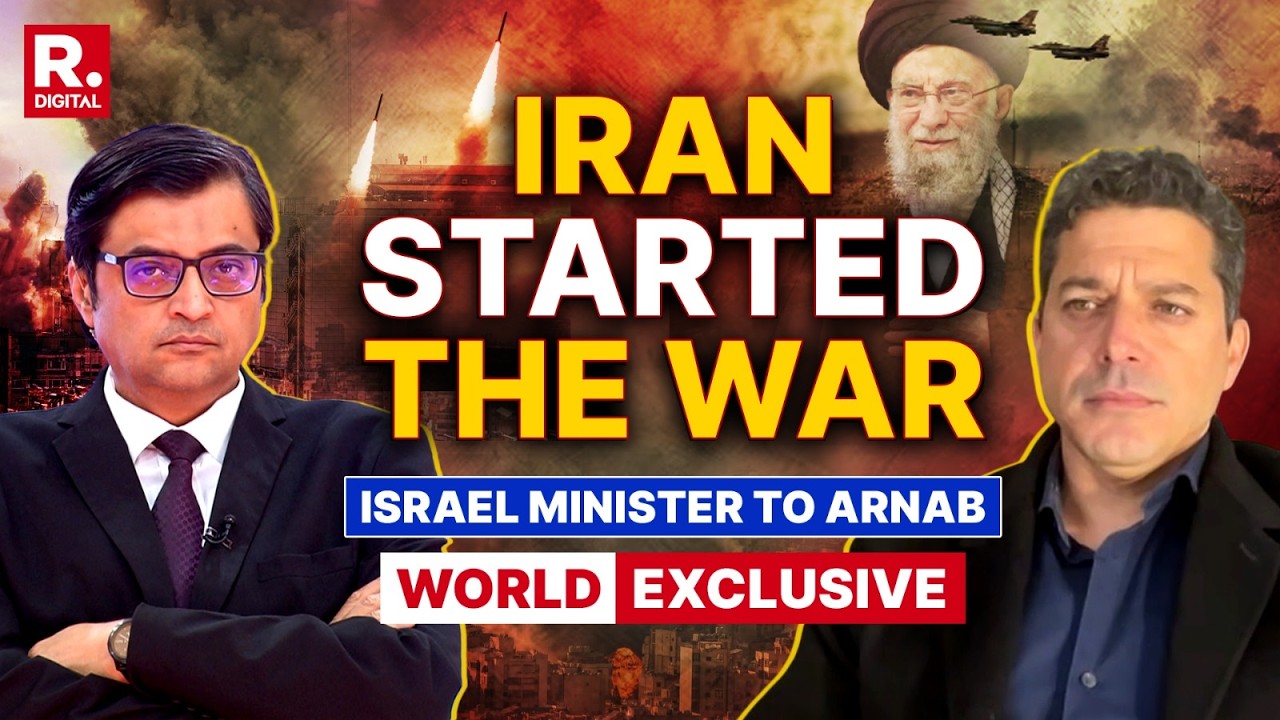 Regime Change Ultimate Aim: Top Israeli Minister Amichai Chikli Exclusive To Arnab