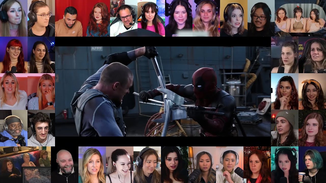 Deadpool vs Ajax - Deadpool (2016) - Reaction Mashup