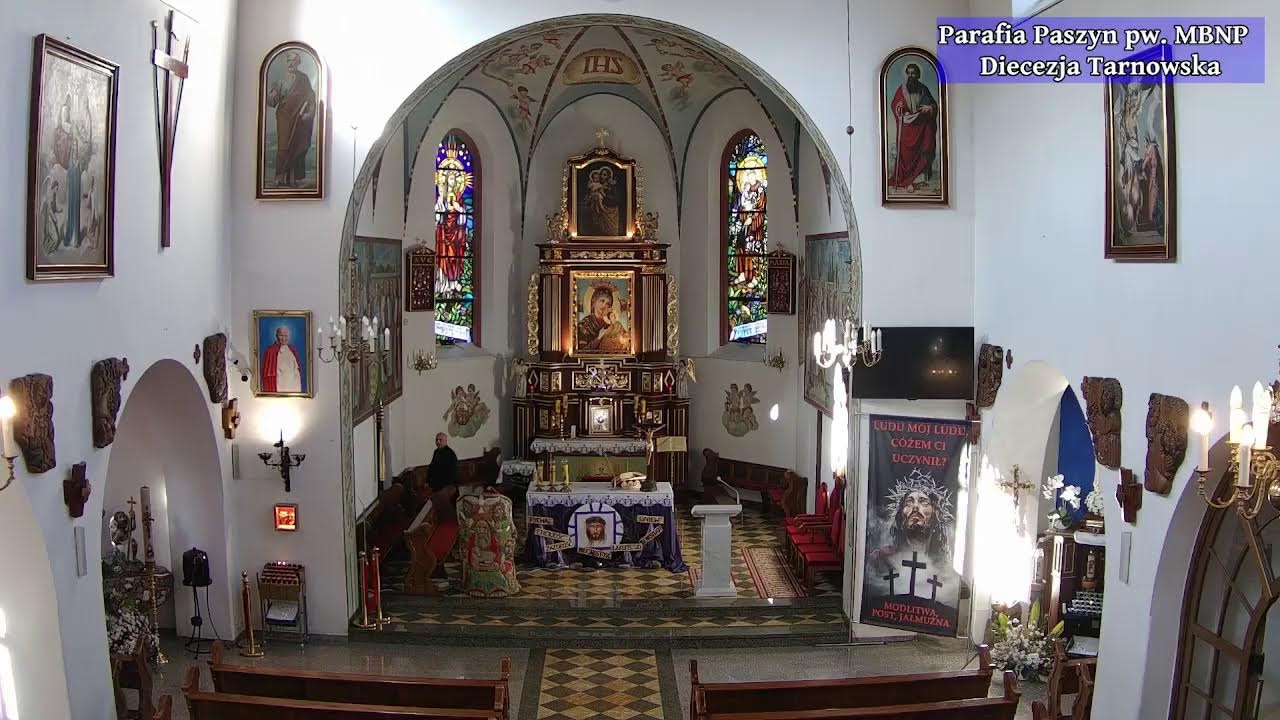 Paszyn - na żywo z kościoła parafialnego