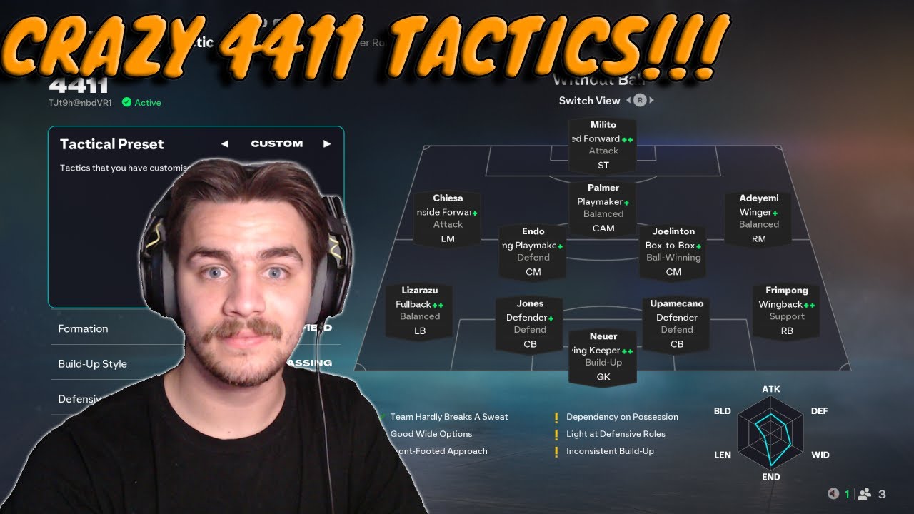 INSANE FC26 4411 CUSTOM TACTICS!!!!!!!!