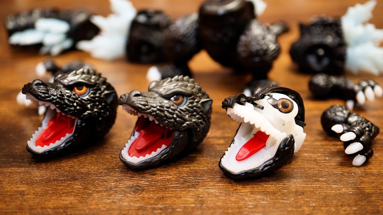 Пластиковая модель ГОДЗИЛЛЫ Удовлетворительная сборка -ASMR-