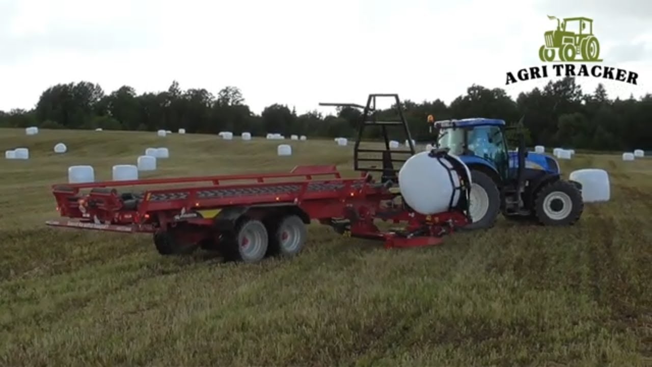 Heavy Rain Silage | Collecting bales in downpour