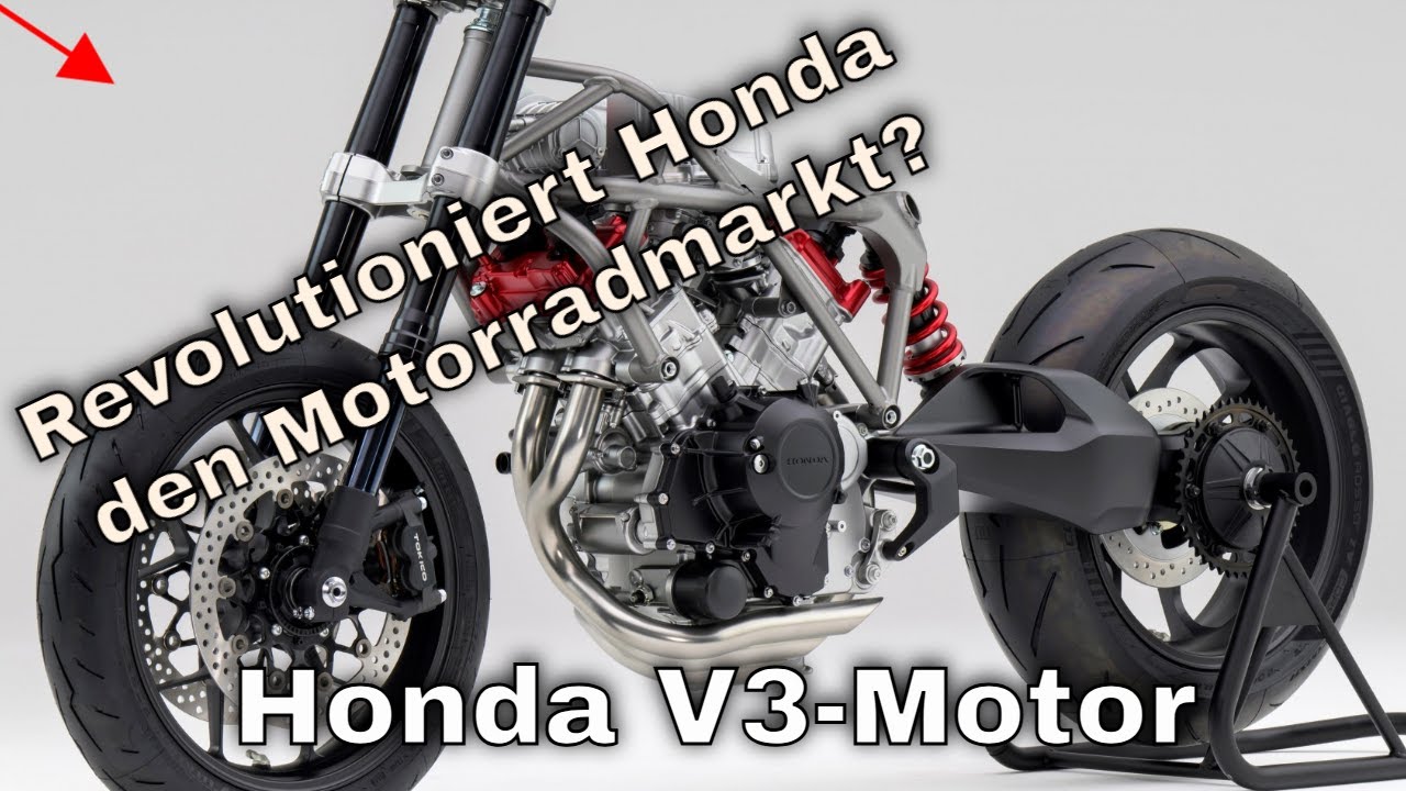 Honda V3-Motor mit elektr. Kompressor: Innovation auf der EICMA 2024!