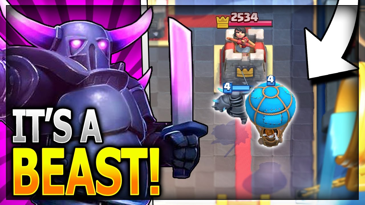 BEAST PEKKA BALLOON DECK w/ NO LEGENDARY CARDS!! Pekka Loon in Legendary Arena 11 Clash Royale