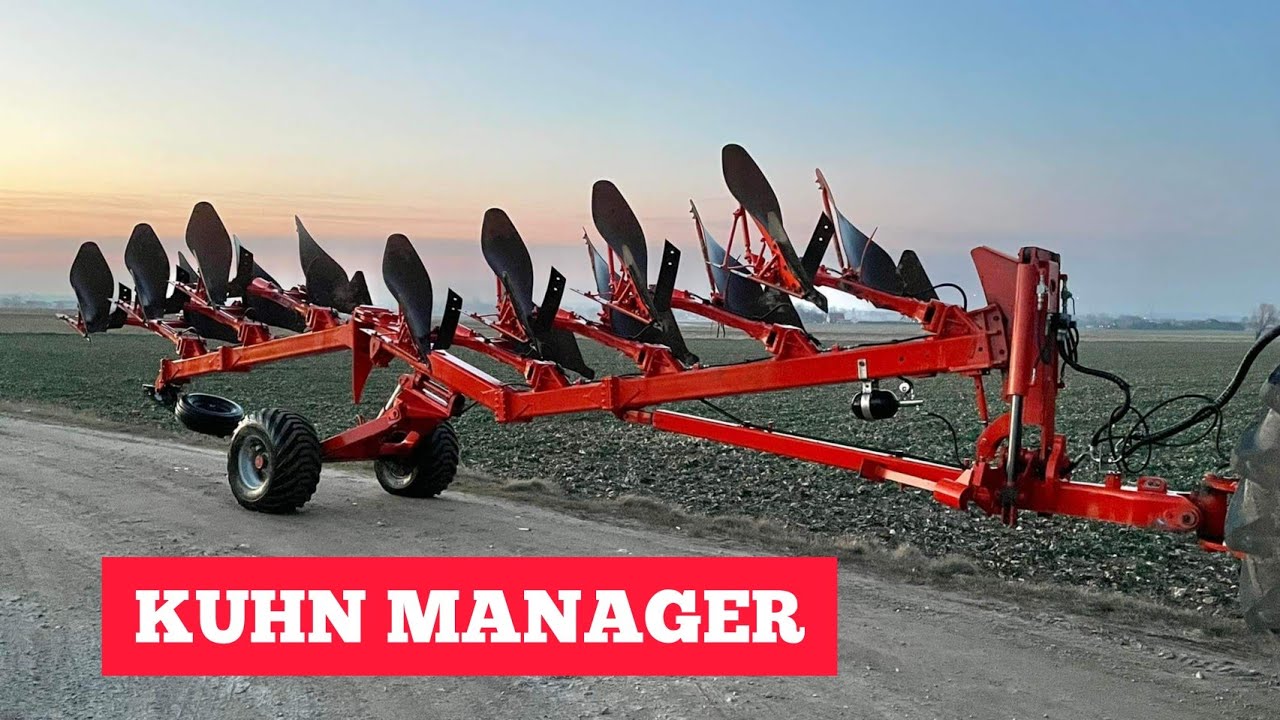 Pług KUHN MANAGER - NA SPRZEDAŻ - ORKA 2022 - McCORMICK X7.624 VT-DRIVE