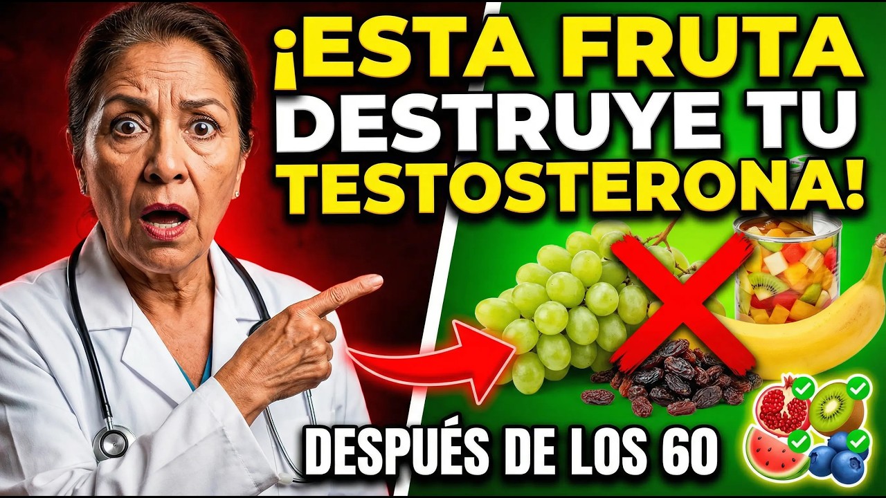 4 Frutas que Destruyen tu Testosterona Después de los 60 (Y 4 que la Restauran)