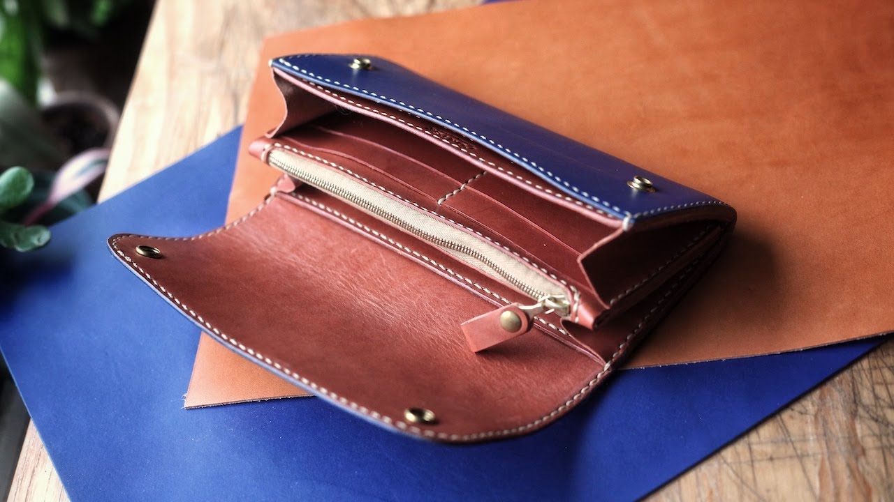 Making a GIANT Leather Wallet! (OUR BIGGEST EVER!!!)