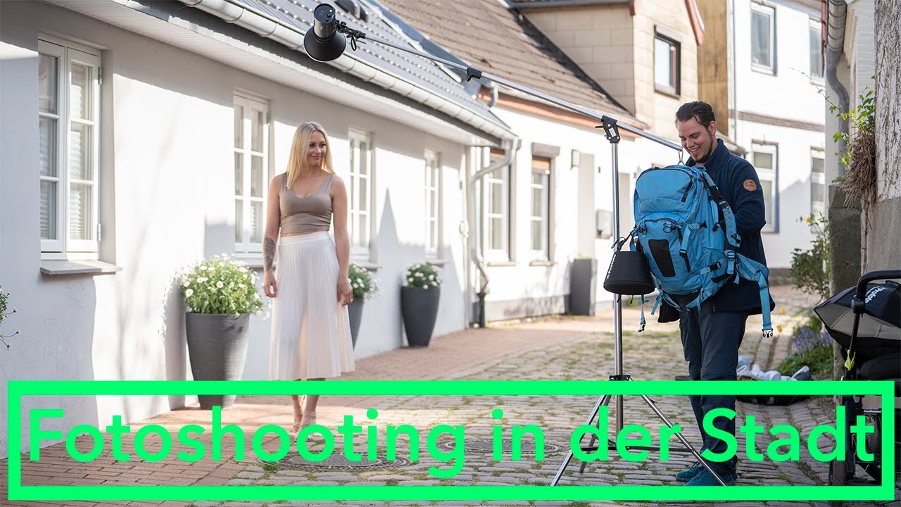 Outdoorshooting mit Vera und Blitz. Blitzen im Schatten und bei Sonne.