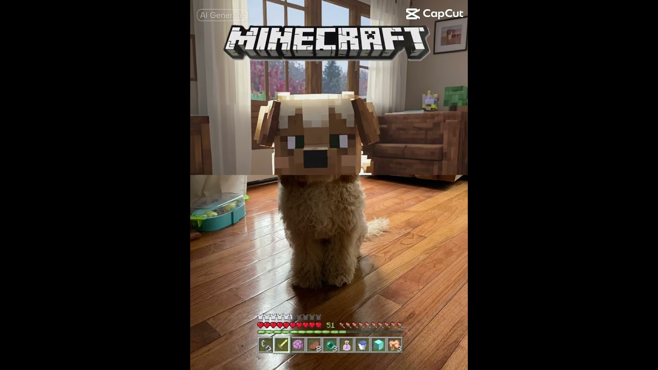 Hixby in Minecraft 😂
