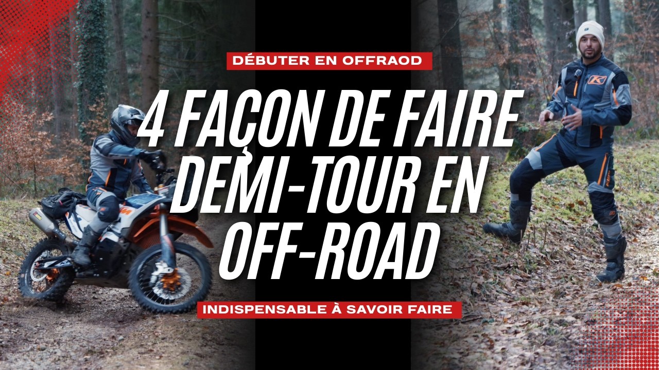4 façons de faire DEMI-TOUR en Off-Road ✊