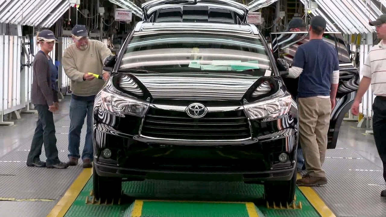 Toyota Highlander Production At Toyota Motor Manufacturing, Indiana