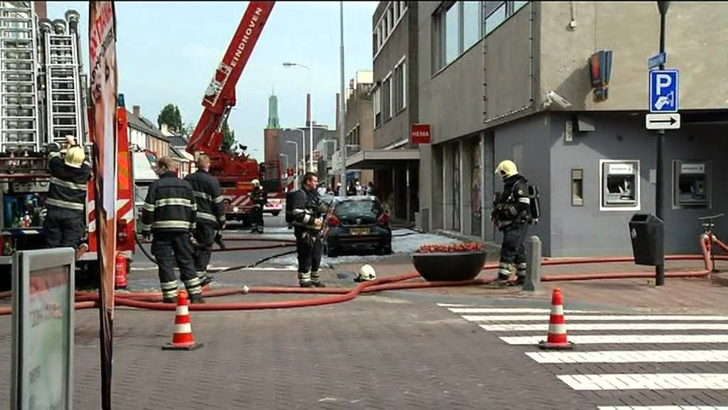 Brand bij de HEMA Trudoplein