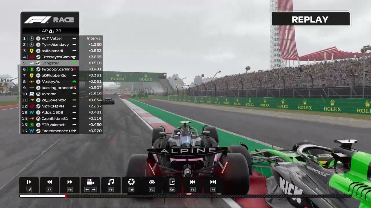 Incident Report Lap 4 (overtake) rush racing league