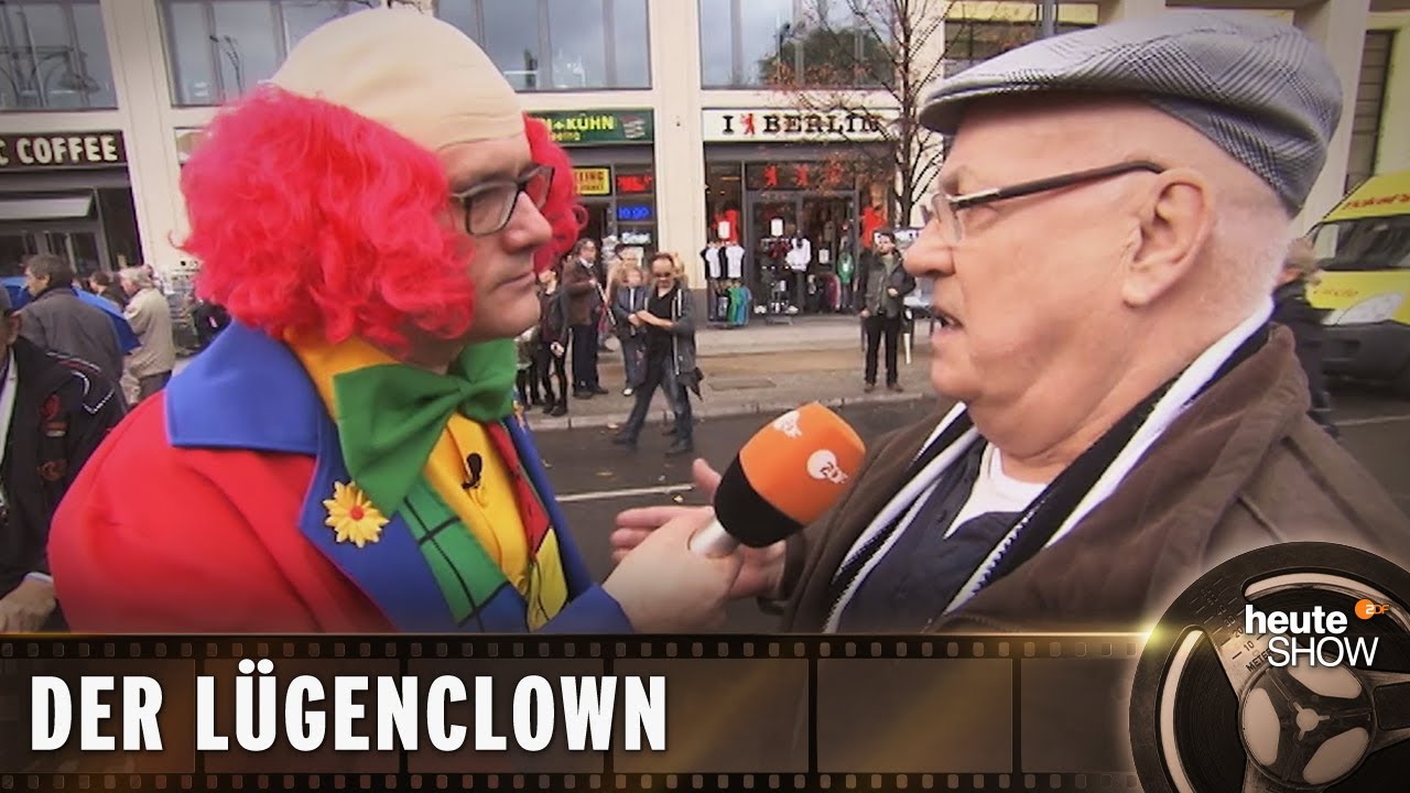 Der L&uuml;genclown: Ralf Kabelka bei der AfD-Demo | heute-show Classics