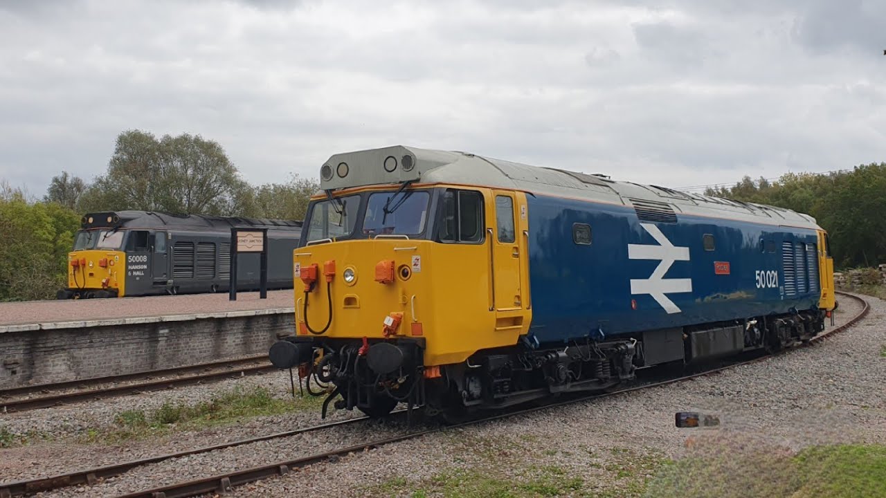 50008 & 50021 Dean Forest Railway tanker Train October 2025 (filmed in portrait... sorry TV viewers)