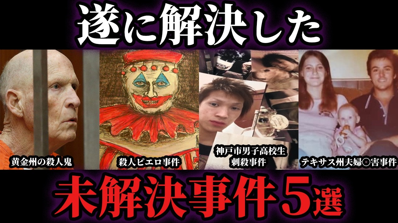 【ゆっくり解説】ついに解決に至った未解決事件5選