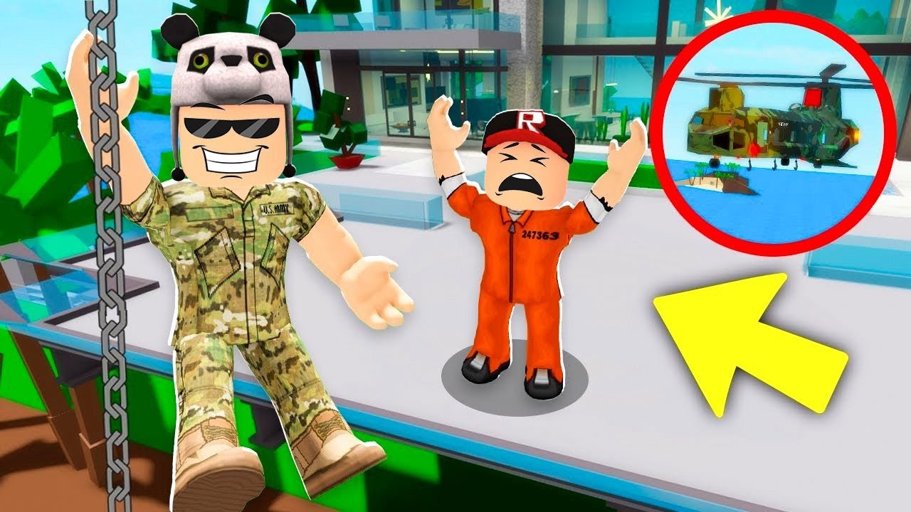 HELİKOPTER ile ARKADAŞIMI KURTARDIM! - Roblox Brookhaven