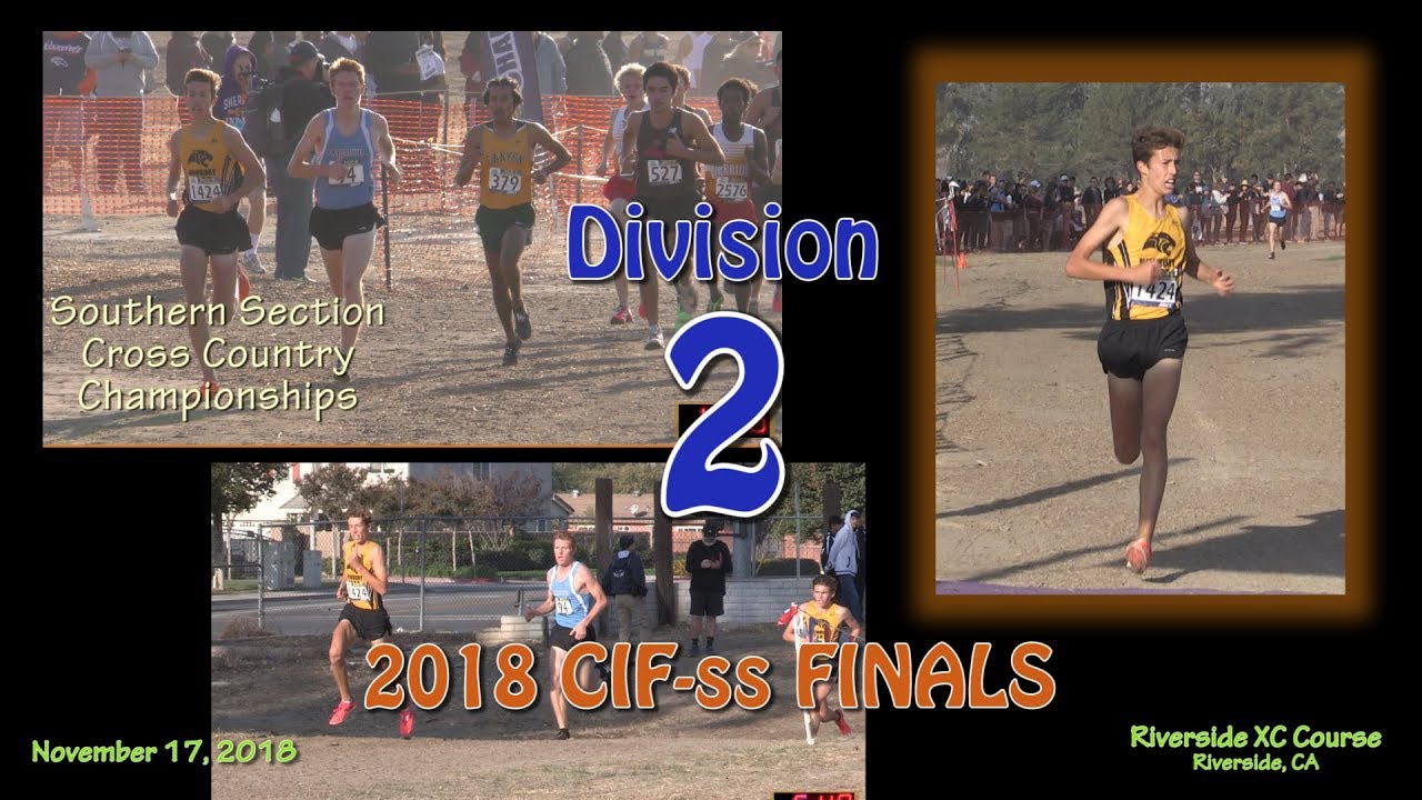 2018 XC - CIF-ss FINALS - 02 (Division 2 Boys)