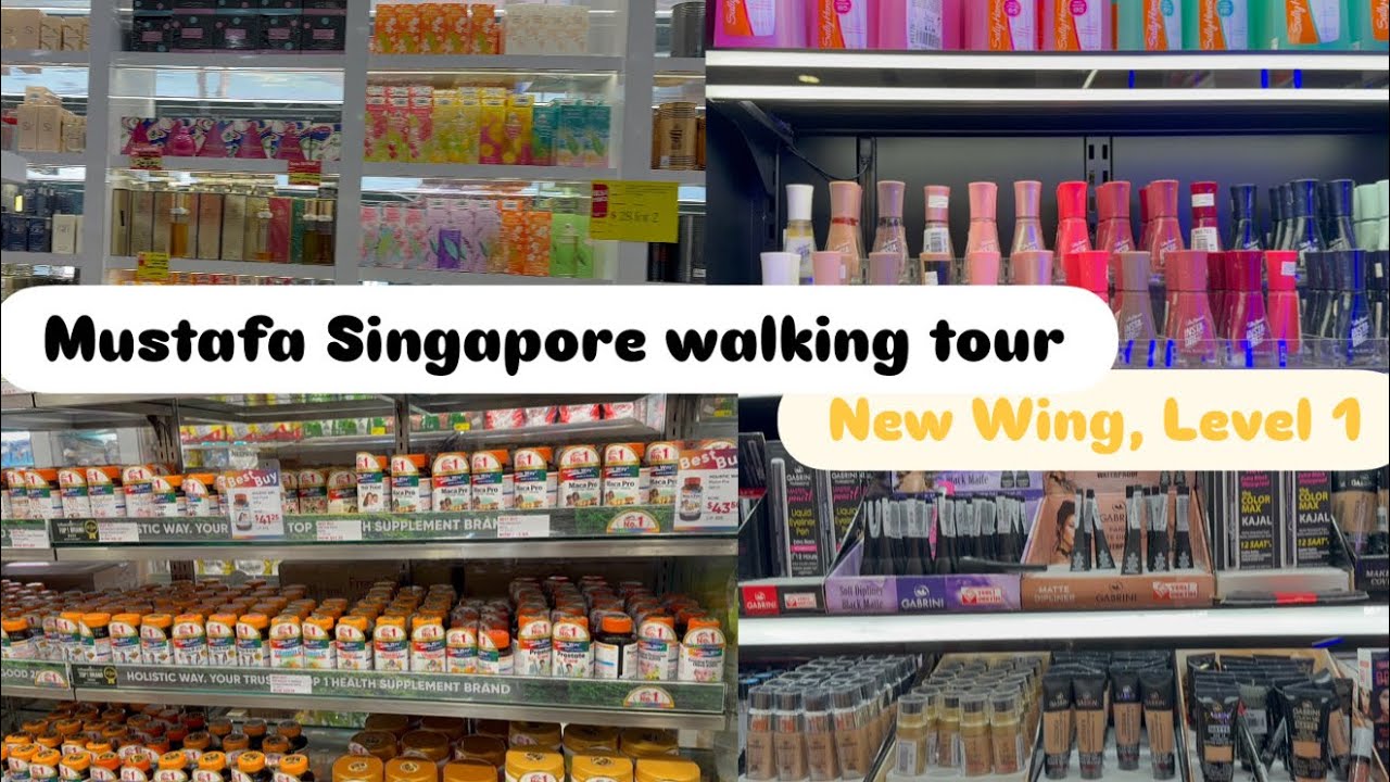 Mustafa Centre Walking Tour - Level 1, New Wing | Mustafa perfumes, cosmetics, supplements & more 