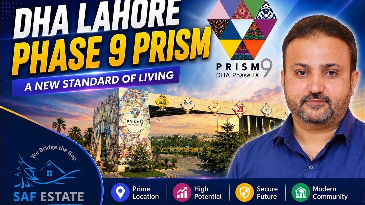 DHA Lahore Phase 9 Prism ( 5 Marla Plots & their Prices) | SAF ESTATE |