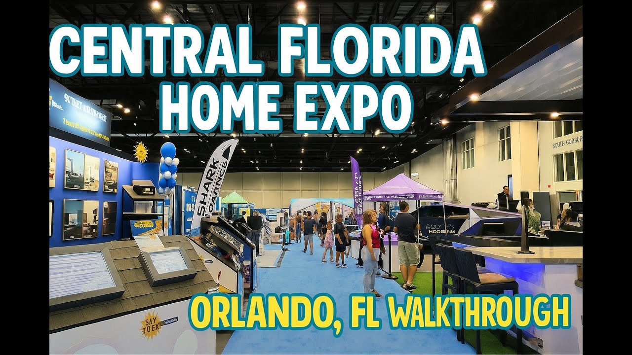 🏡✨ Walking the Central Florida Home Expo | Orange County Convention Center Orlando 🚶‍♂️ In 4K🎥