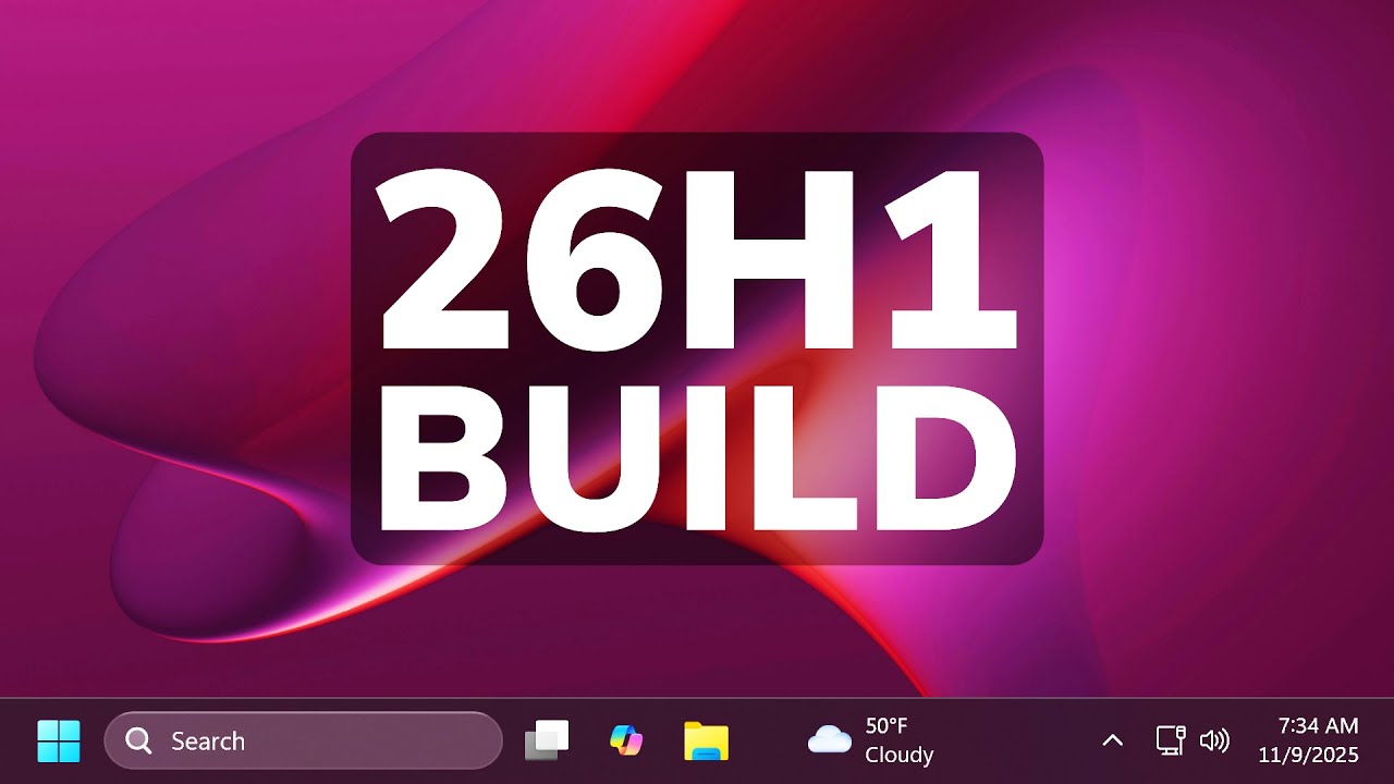 Новая предварительная версия Windows 11 26H1 &mdash; сборка 28000 в Канарском канале