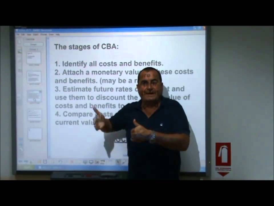 AS-Level Economics Video 21 - Cost-Benefit Analysis