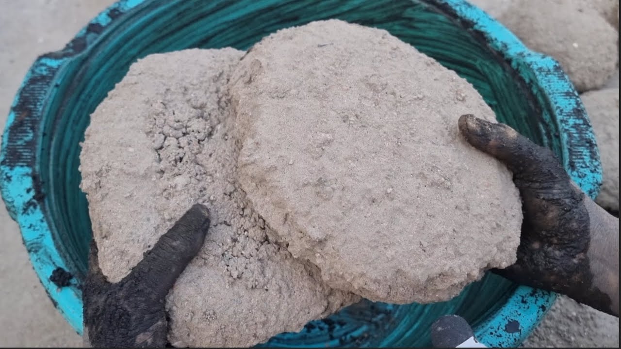 ASMR: New Video Mixture of Multi Mix Textures Dry Dusty Crumbling in Tub , Oddly Satisfying