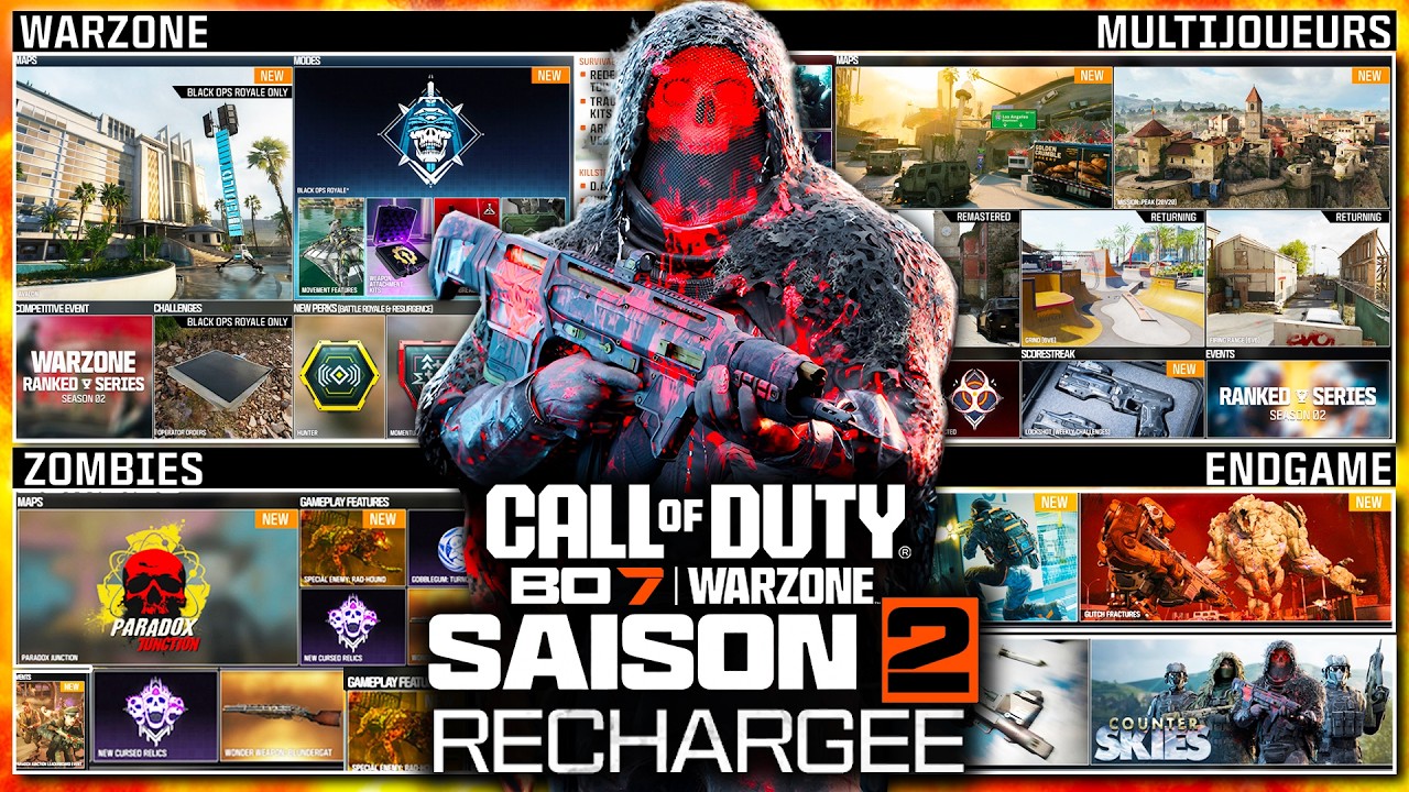 TOUT SAVOIR SUR LA SAISON 2 RECHARGÉE DE BLACK OPS 7 & WARZONE !