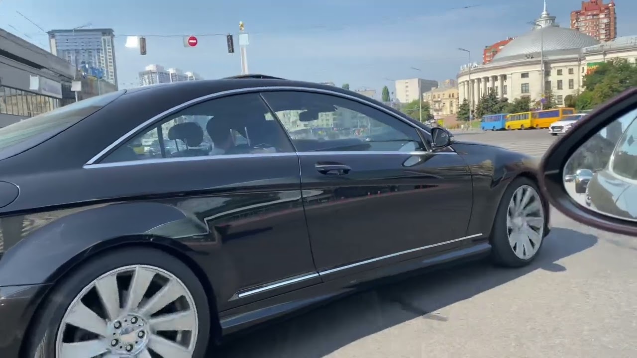 CL500 w216 modified exhaust sound (cl65 back box on m273)