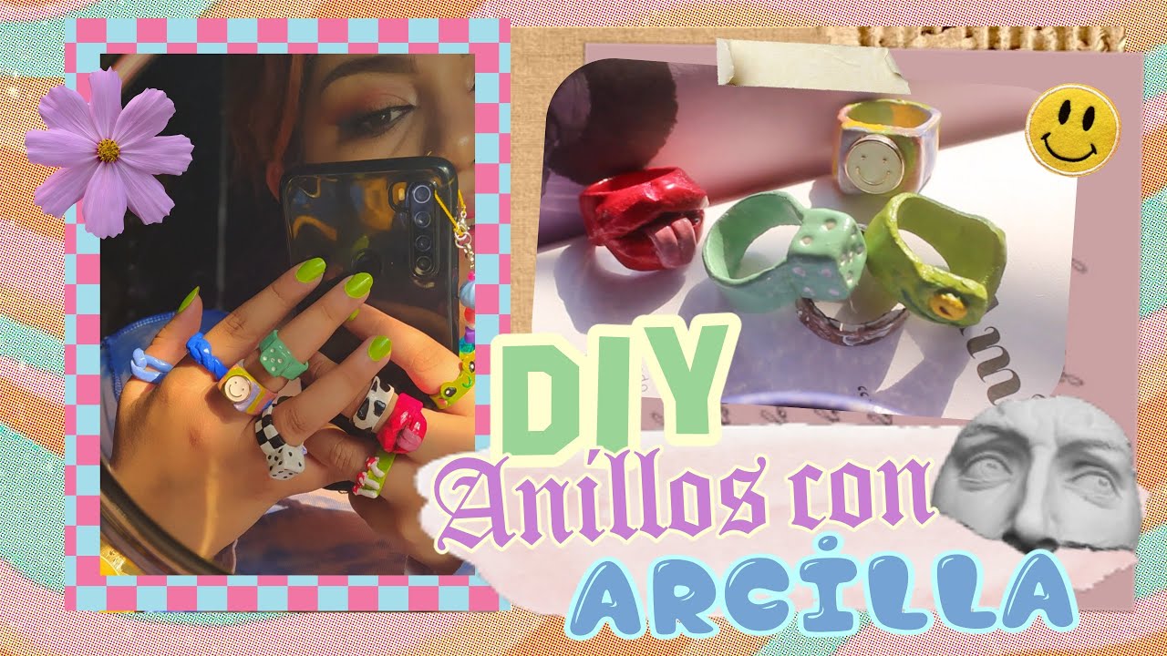DIY Anillos de arcilla *AESTHETIC*