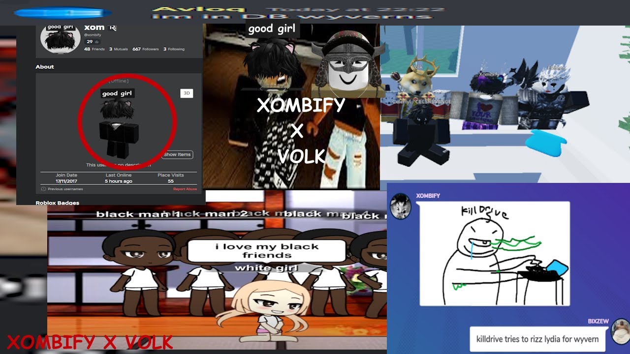 XOMBIFY X VOLK | NON STOP CHEATING ALLEGATIONS (ROBLOX Sword Fighting Montage)