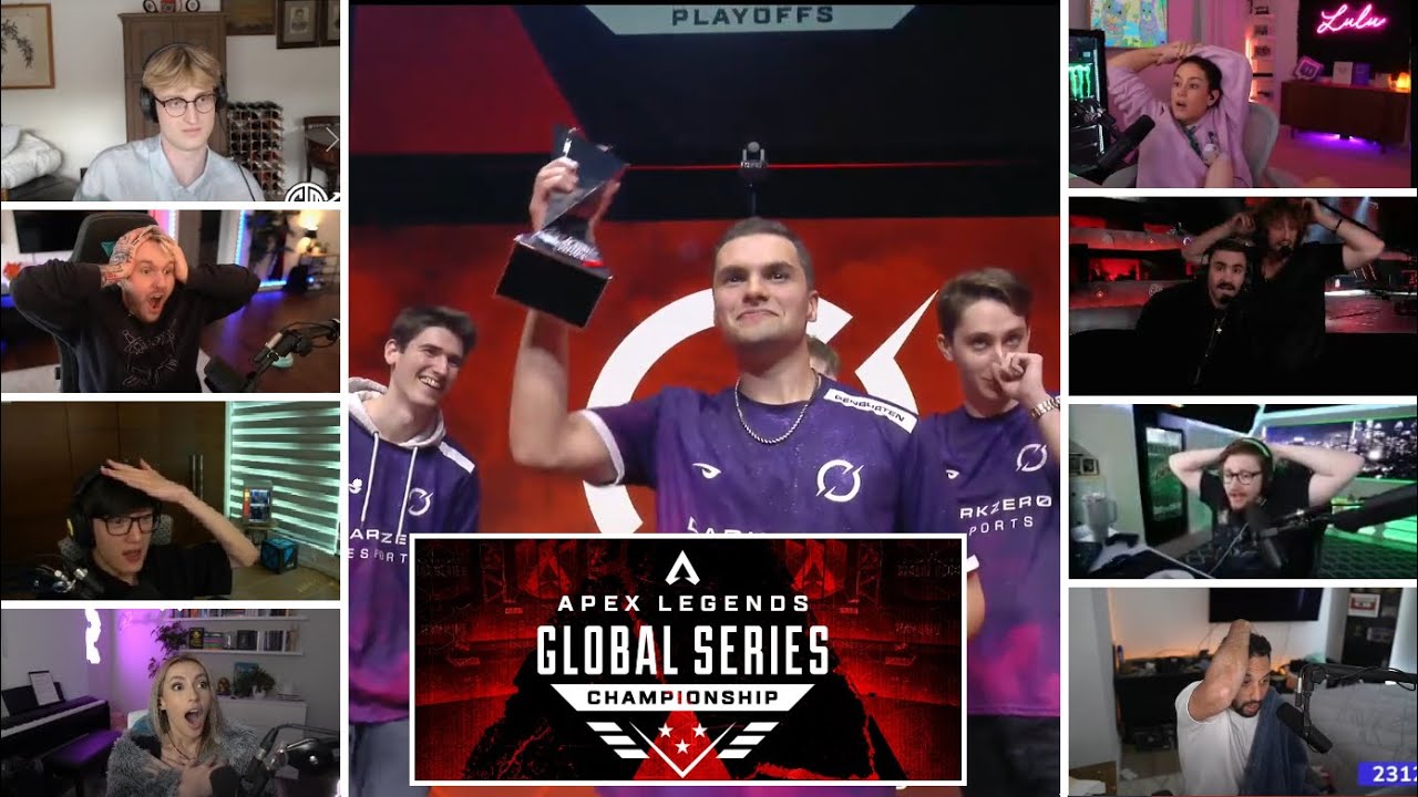 APEX WORLD REACTS TO DARK ZERO ALGS FINALS WIN!!!!! | Ft Timmy, Scump, Lulu, Noko, Etc