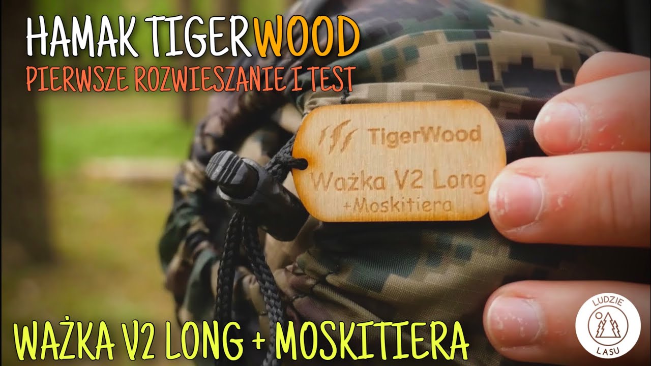 Ważka V2 Long od Tigerwood. Test hamaka przed nocką. Szybka kawa w lesie.