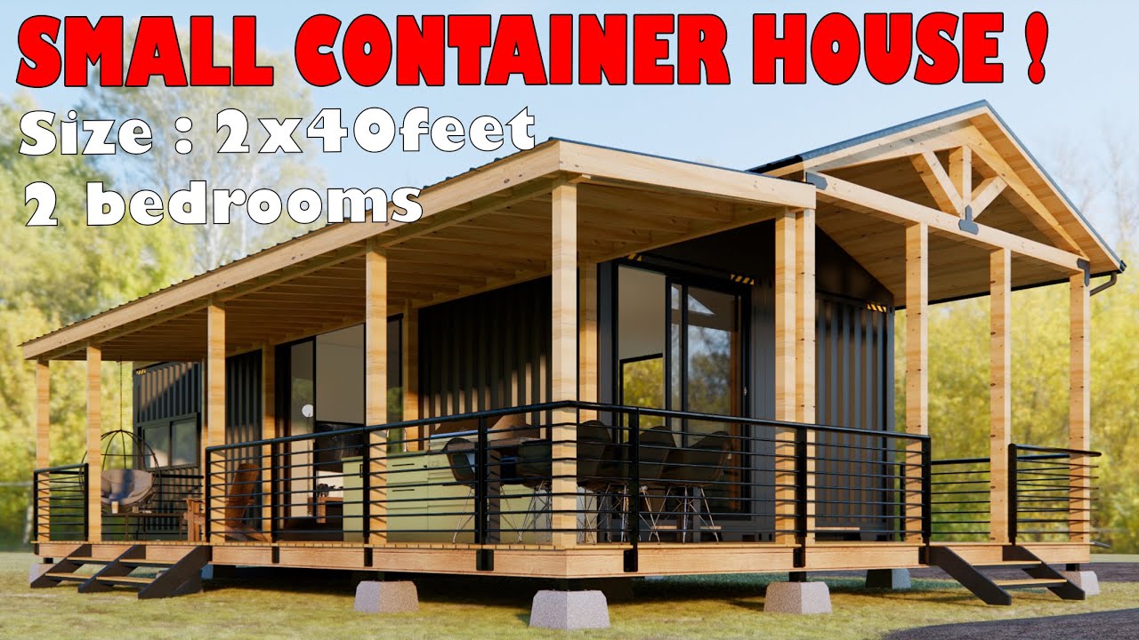 2x40ft Shipping Container Homes | Simple Life