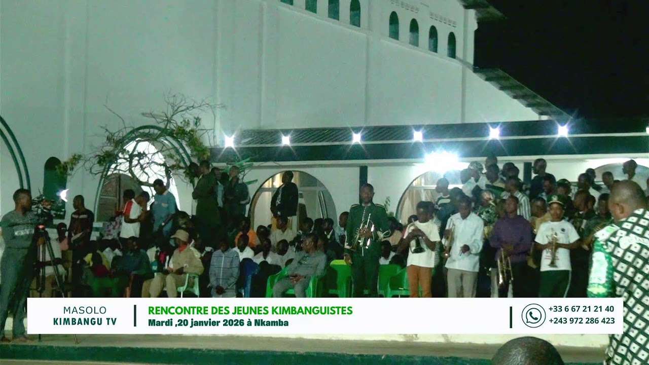 RENCONTRE DES JEUNES DU MARDI ,20 JANVIER 2026 A NKAMBA