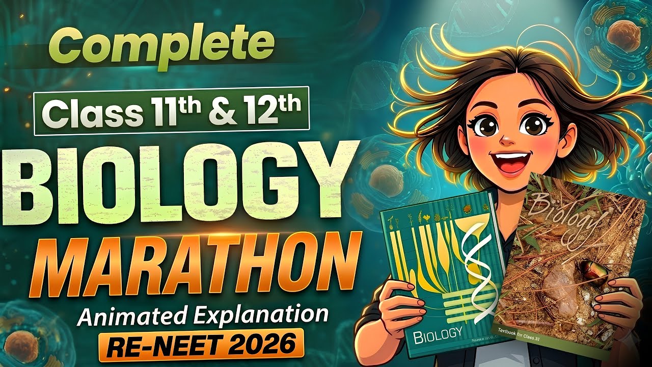 🔥 Complete BIOLOGY LAST MINUTE REVISION ONESHOT | RE-NEET 2026 | Full NCERT Biology Marathon