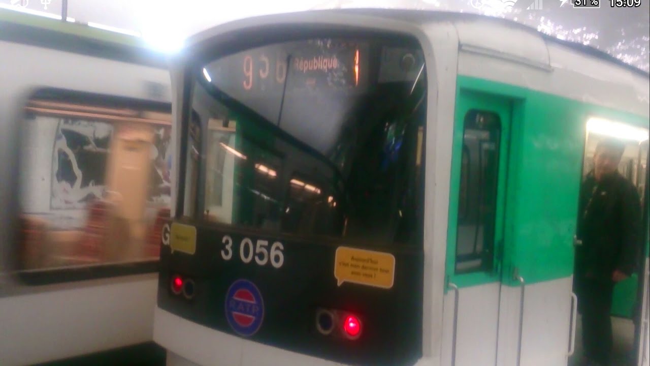 La fin des  MF67 sur la  ligne 9